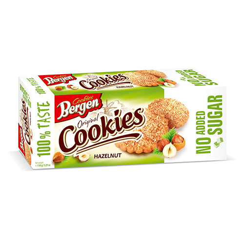 Bergen Hazelnut sugar free cookies, 145g