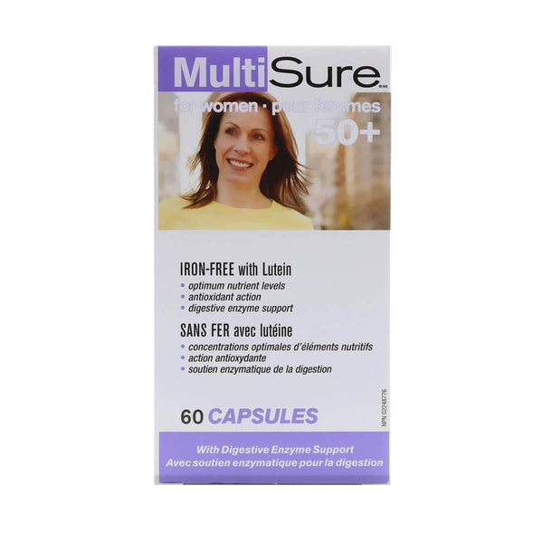 Webber Naturals Multisure For Women 50+ Capsules 60 Pieces