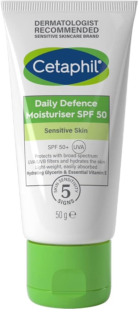 Cetaphil Daily Defence Moisturiser with SPF 50 Plus,50g