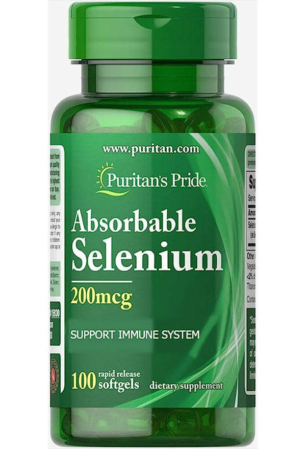 P.PRIDE SELENIUM 200MCG SOFTGEL 100S