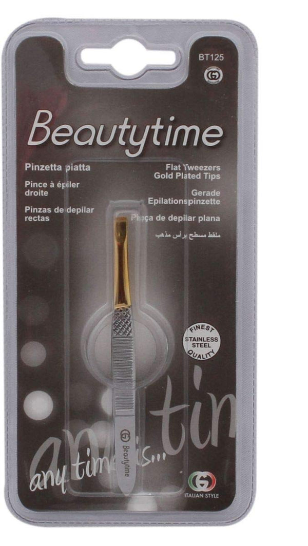 BEAUTYTIME FLAT TWEEZ GOLD 125