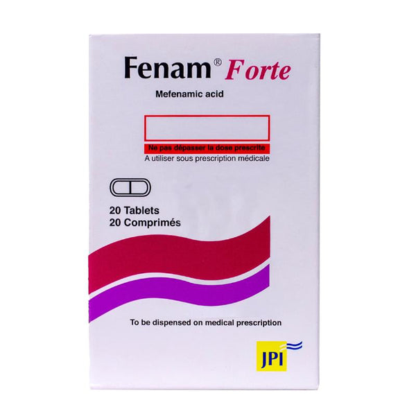 Fenam Forte Mefenamic Acid, 20 Tablets