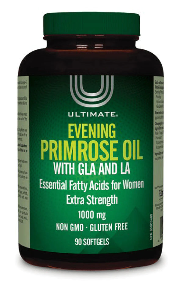 Ultimate Evening Primrose Oil with Gla & La 1000Mg, 90 Count