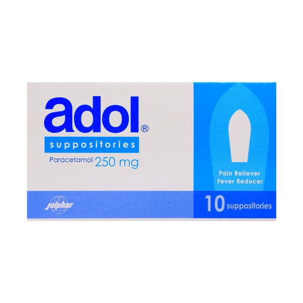 Adol 250 Mg Suppositories 10 Pieces