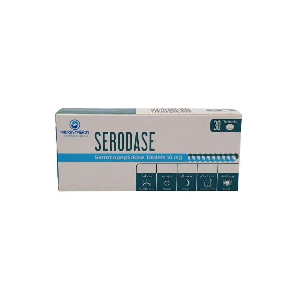 Serodeps Serodase 10mg Tablets, 30 Tablets – zozopharmacy