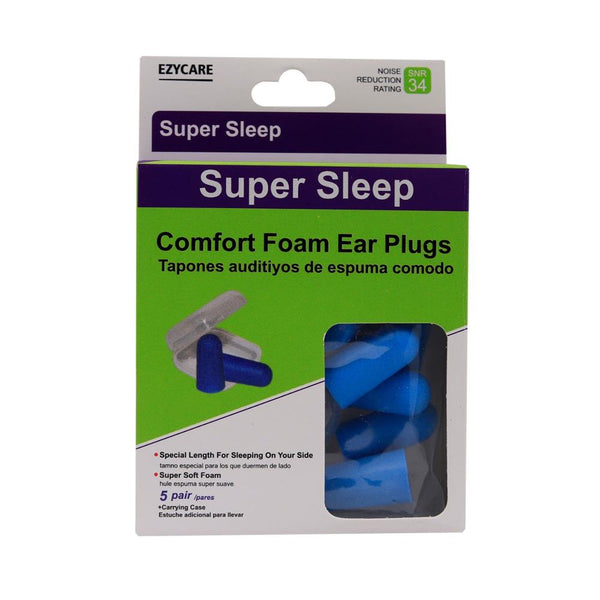 EZYCARE 10264 EAR PLUG SUPER SLEEP 5PAIR