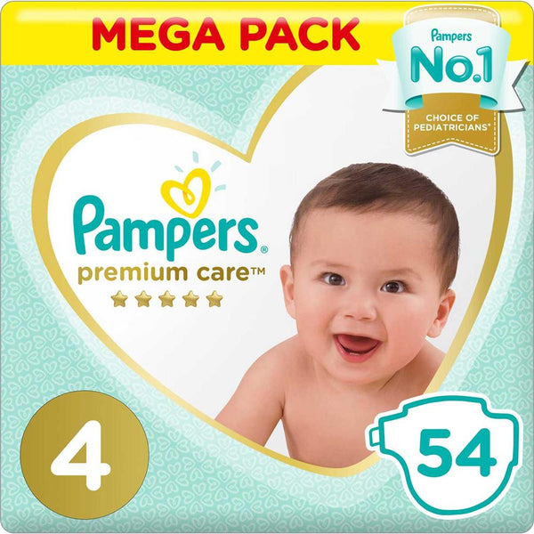 PAMPERS PREM 4 DIAP 54S