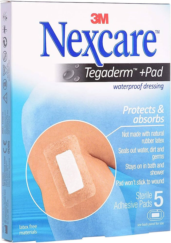 NEXCARE TEGADERM+PAD 6*10CM 5S