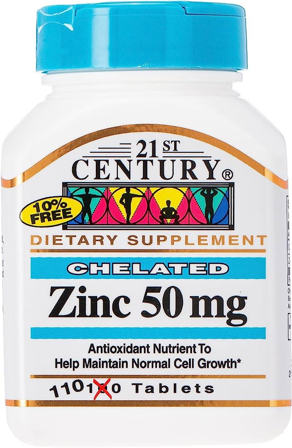 21ST CENTURY ZINC TAB 50MG