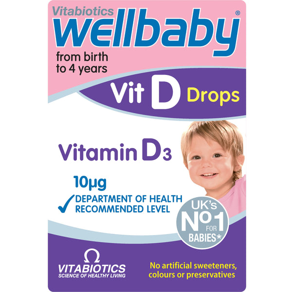 VITABIOTICS WELLBABY VIT D DROPS