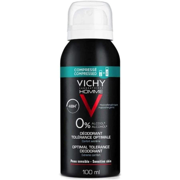 Vichy Deo Spray Homme 100ml  (Black)