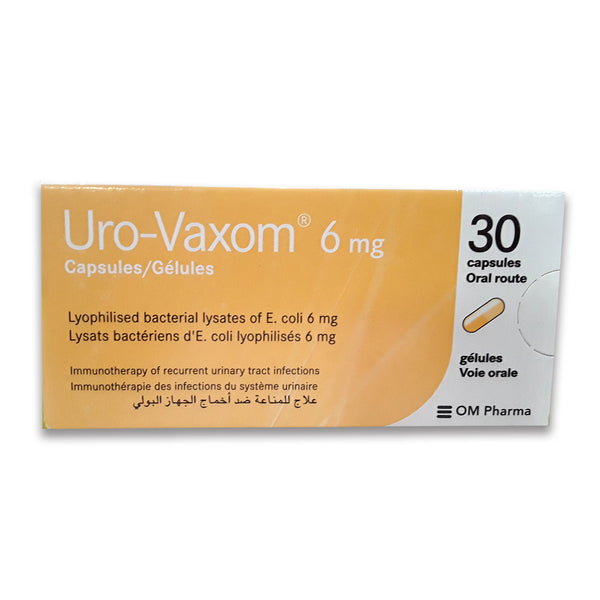 Uro-Vaxom 6Mg Gelules Capsules, 30 Count