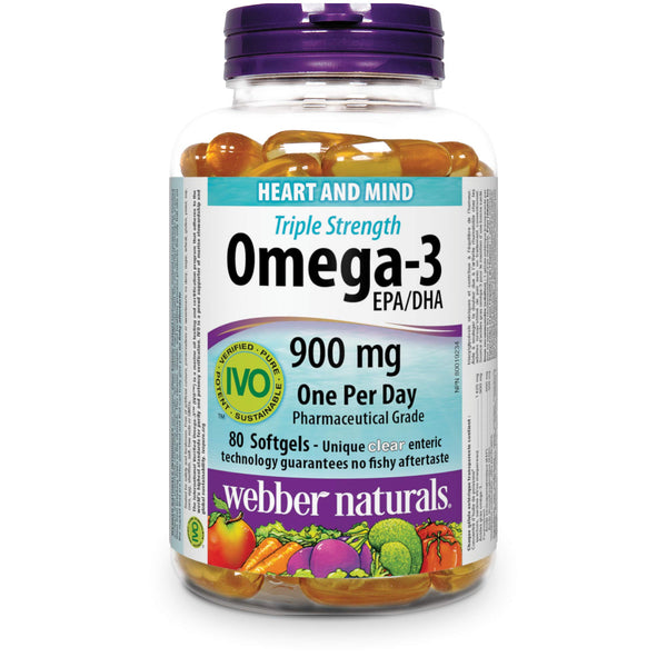 WEBBER NATURALS OMEGA TRIPLE STRENGTH 80S