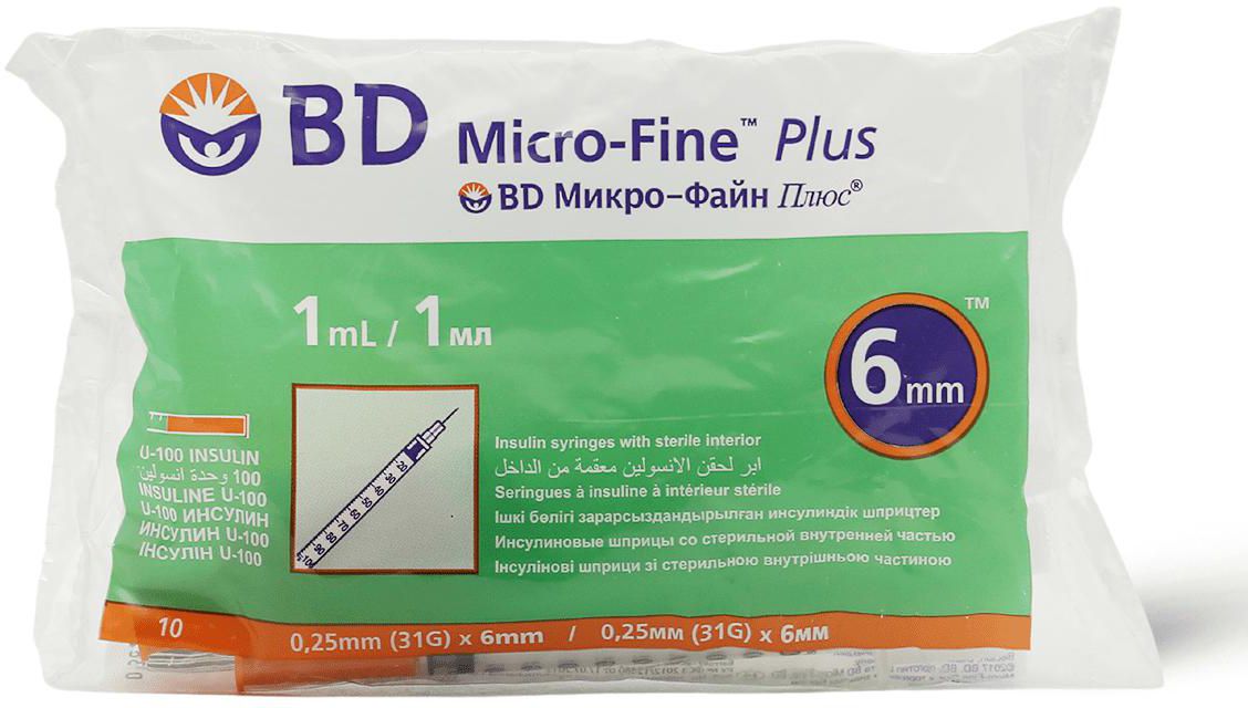 Microfine BD MICROFINE SYR 1ML 6MM – zozopharmacy