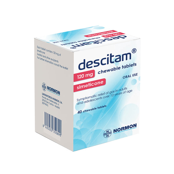 أقراص Descitam 120mg قابلة للمضغ - 40 قرص