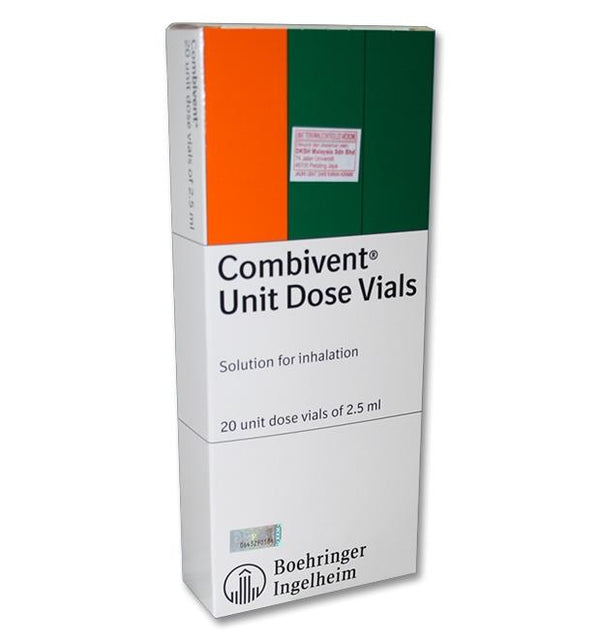 COMBIVENT UDV VIALS 20S