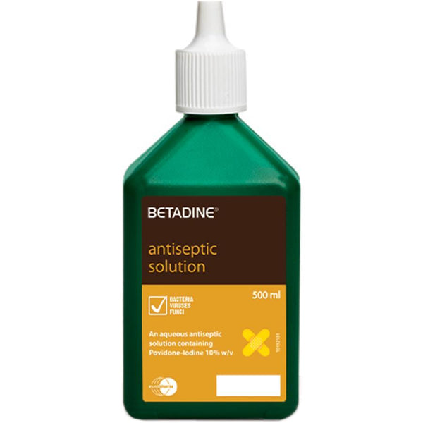 BETADINE ANTISEPTIC SOLN 500ML