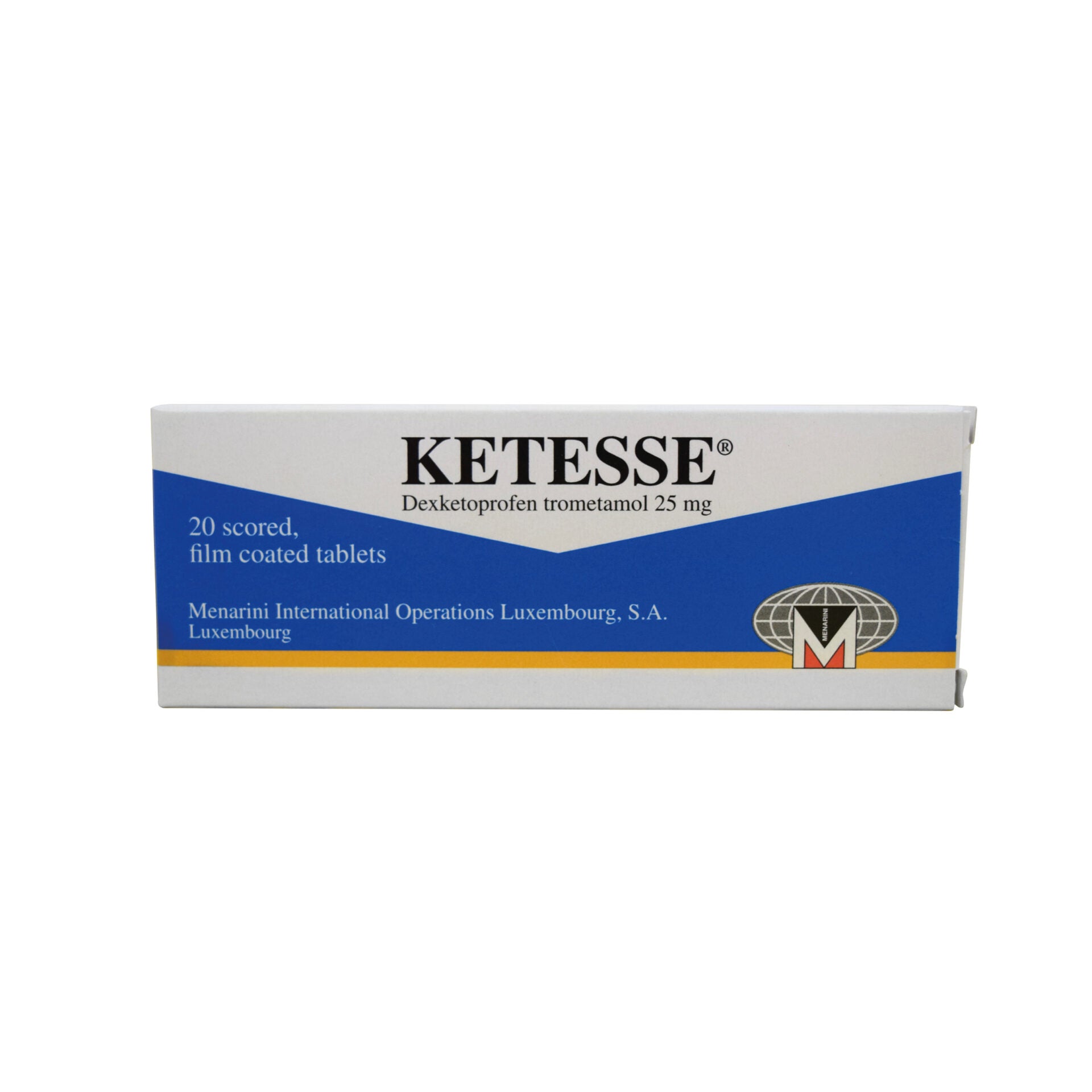 KETESSE 25MG TAB 20S – zozopharmacy