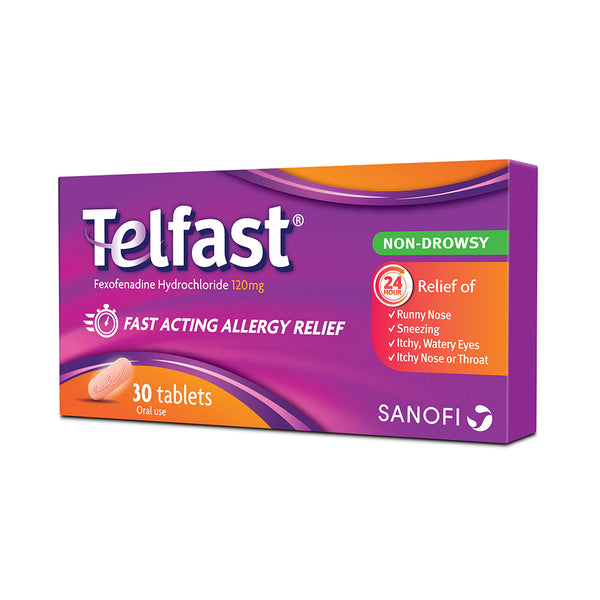 Telfast 120mg Tabs 30s