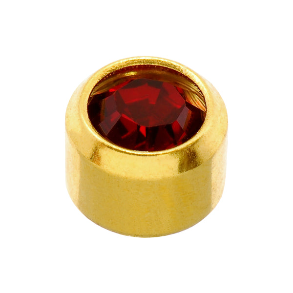 CAFLON SINGLE GOLD EDGE SMALL DARK RED