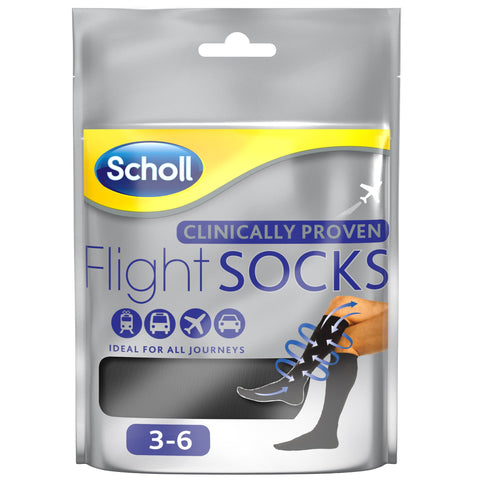 SCHOLL FLIGHT SOCKS BLACK 3-6