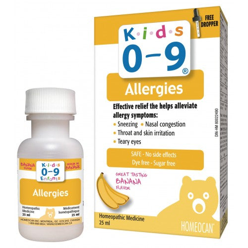 KIDS 0-9 ALLERGY 25ML