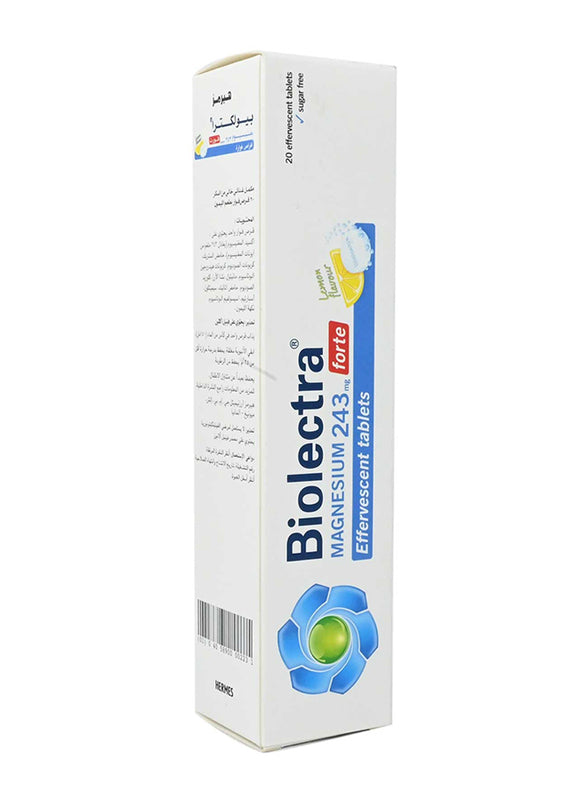 Biolectra Magnesium Forte Effervescent Tab 20s