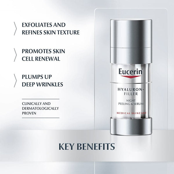 EUCERIN HYALURON FILLER PEELING SERUM NIGHT 30ML