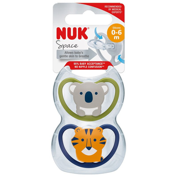NUK PACIFIER TIGER 0-6M/2