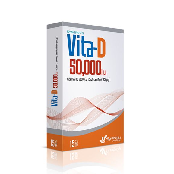 Vita-D 50000iu Tab 15s(Cholecalciferol /synergy)