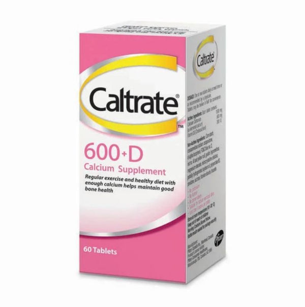 CALTRATE 600MG WITH VIT D TAB 60S